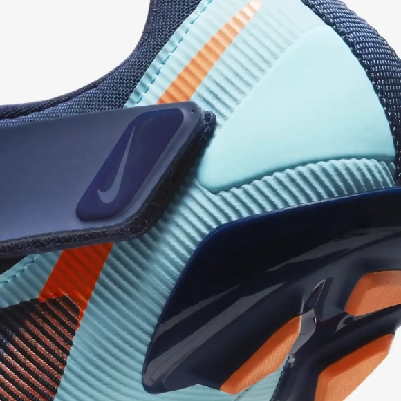 Nike Men's SuperRep Indoor Cycling Shoes 'Blue Void Copa Orange' CW2191-484 NIB - Picture 3 of 9